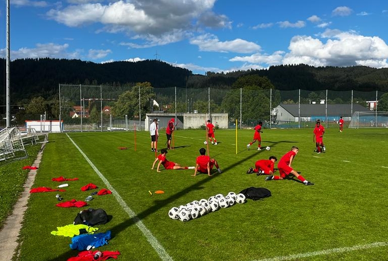 U15 Training an der Freiburger Fußballschule