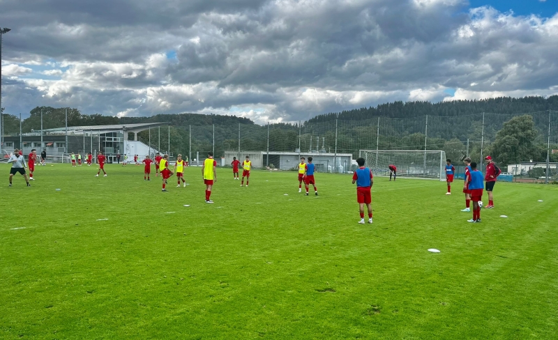 U15 Training an der Freiburger Fußballschule