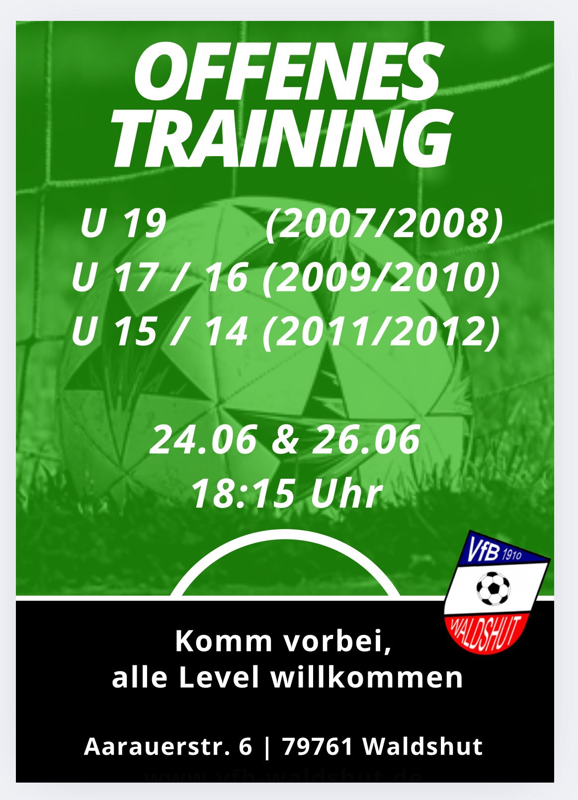 Offenes Training