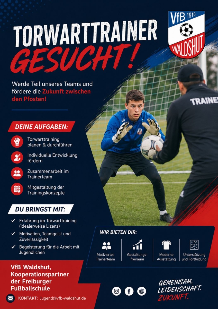 Torwarttrainer/in gesucht!