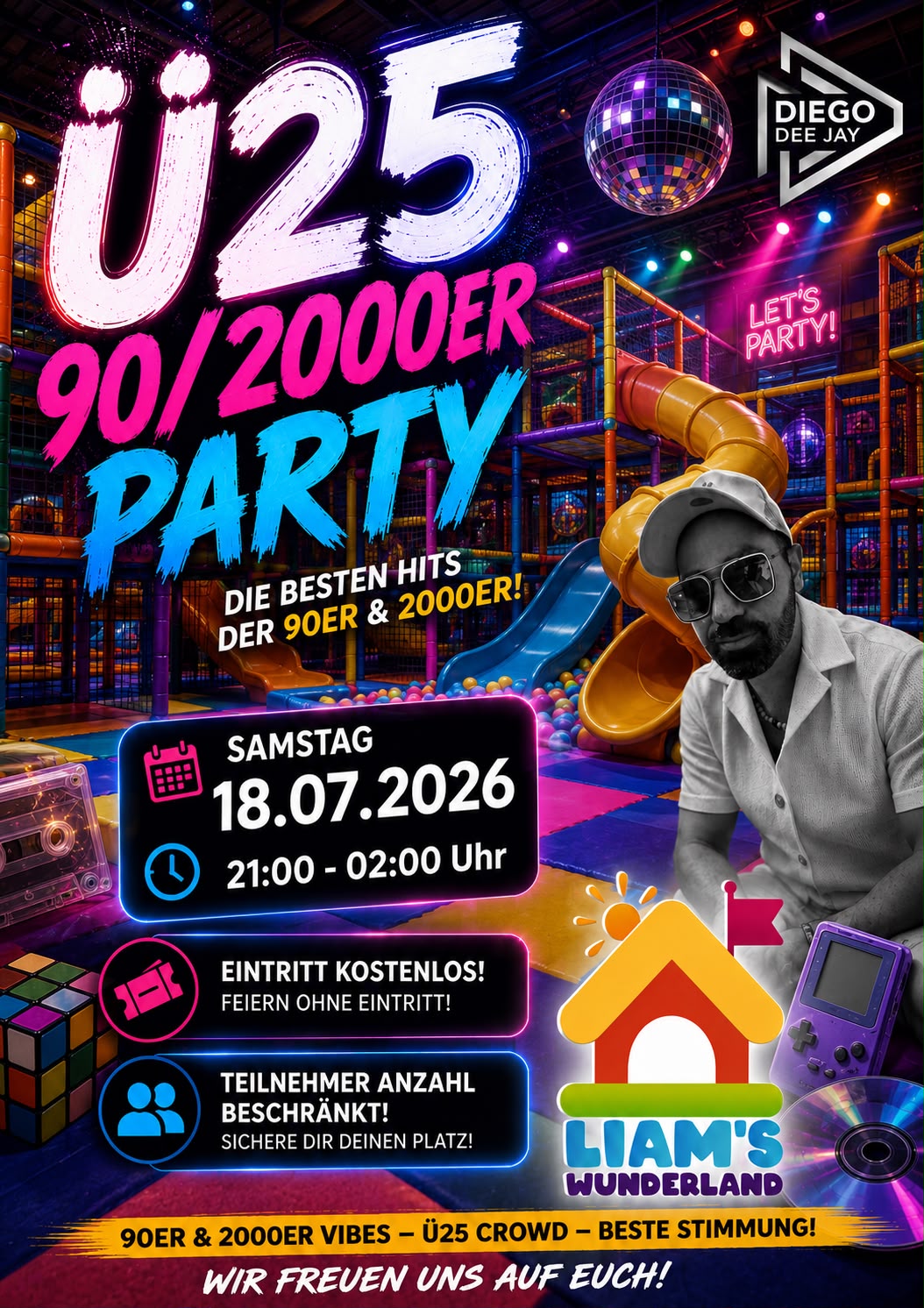 Ü25-Party in Liam's Wunderland