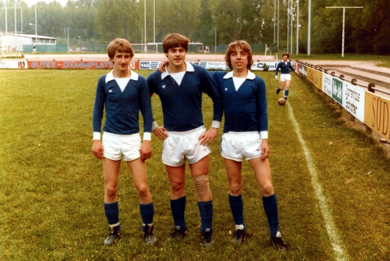 Roland Buchholz, Ludwig Weinkötz und Andreas Glöckner
Im Hintergrund Thomas Jehle.

