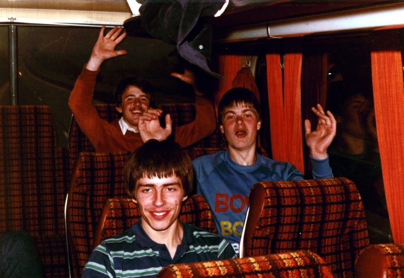 Andere sind noch guter Stimmung.
Wolfgang Ertel, Bernd Siebold, Martin Ruppelt.
