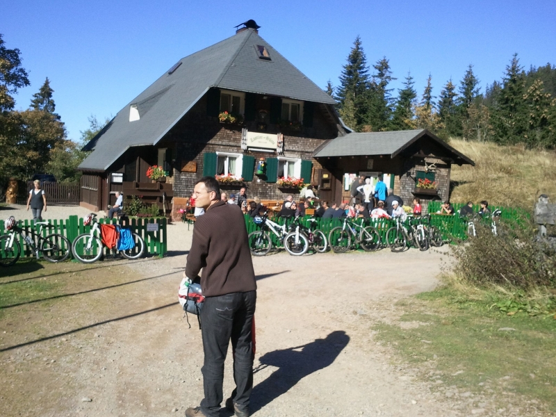 Vesper an der Zastler-Hütte
Unterhalb des Feldberges. Auf unserem Weg zum Feldsee.
